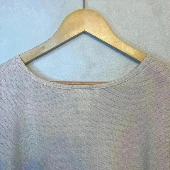 Star Vixen Light Pink Sparkle Glitter Short Sleeved HI-Low Hem Blouse‎ Size 3X - Picture 9 of 11